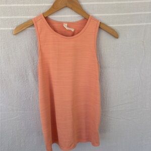 Zella girls peach orange active top